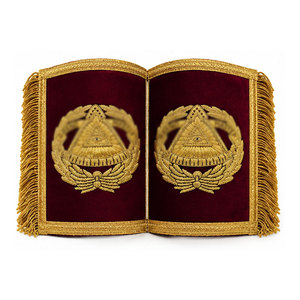 Boutons de manchette maçonniques avec motifs personnalisés, matériau de qualité, finition lisse et design confortable pour accessoires vestimentaires formels - Product Image 1