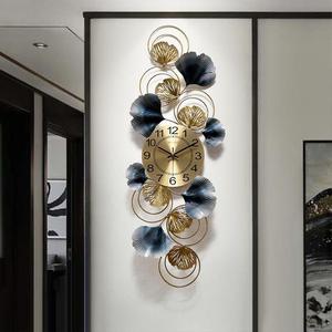 Craft and Decor Large Wood Antique Art Decor Wall <b>Clock</b> for Home Living Room Floral Design <b>Battery</b> Powered 30mm Thick Plate - Product Image 5