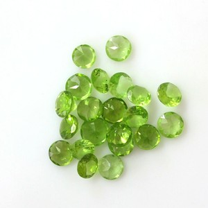 Peridoto Verde Natural, Corte Brillante Redondo, Piedras Sueltas de 5mm, Calibradas y Facetadas, para Joyería, Venta al Por Mayor - Product Image 5