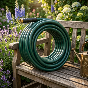 สายยางรดน้ำสวน PVC ขนาด 5/8 นิ้ว ยาว 50 ฟุต ทนแรงดัน 400 PSI ป้องกันการงอ ทนทาน - Product Image 4