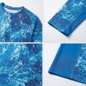 เสื้อตกปลาผู้ชายใส่สบาย ป้องกันรังสียูวี ออกแบบมาเพื่อการผจญภัยกลางแจ้งตลอดวัน เหมาะสำหรับใส่ในช่วงฤดูร้อน ขายส่ง - Product Image 4