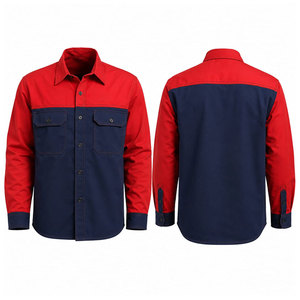 Safety Flame Retardant <b>Welding</b> FR <b>Shirt</b> Fire Resistant Breathable Waterproof Plus Size Cotton Custom Logo Oil Field Hi - Product Image 1