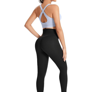New Unisex Solid High-Waisted Active Wear Yoga Set Quick Dry <b>Stretch</b> <b>Shorts</b> Waterproof Naked Feel Comfortable 2026 100% Nylon - Product Image 4