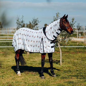 Manta de Lana para Caballo de Primera Calidad, Manta Impermeable para Exteriores con Forro Antibacteriano y Tejido Ripstop - Product Image 6