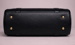 Sac à main cylindrique de luxe vintage pour femme en cuir véritable avec fermeture éclair, sac fourre-tout tendance Boston, sac à bandoulière, vente en gros OEM ODM - Product Image 4