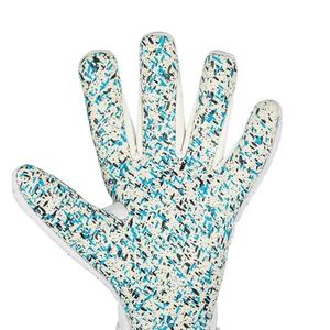 New Design Goalkeeper Gloves Front Palm <b>Aqua</b> Latex And Screen Printing Backhand Rubber Inject Negative <b>Roll</b> Attached Strap - Product Image 4