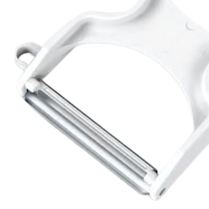 Pelador de Verduras en Forma de Y, Blanco, de Acero Inoxidable, con Cuchilla Afilada y Agarre Ergonómico, Utensilio de Cocina para Pelar Patatas, Zanahorias, Pepinos y Frutas - Product Image 6
