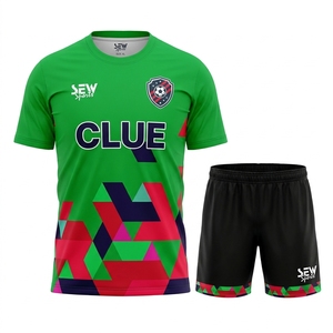 premium soccer uniform set breathable durable for amateur players custom soccer team uniform full dye sublimation printing - Product Image 1