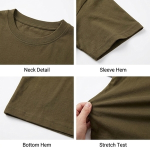 Female Plain Crop T Shirt Crew Neck Soft Cotton Slim Fit Short Sleeve T-Shirt Everyday Wear <b>Top</b> Women <b>Cropped</b> Black T Shirt - Product Image 6