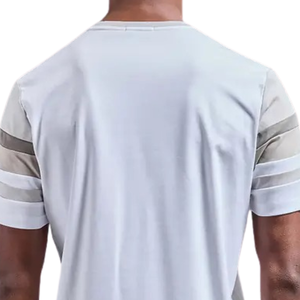 Premium <b>Colour</b> Block Mercerised T <b>Shirt</b> Casual Short Sleeve Cotton Top Modern Fashion Wear Custom Design Wholesale Clothing - Product Image 4