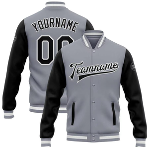 Chaqueta Varsity Unisex Personalizada de Alta Calidad con Parche de Chenilla Bordado, Estilo Vintage Hip Hop, Resistente al Viento, Ecológica, con Cuello Alto, Tipo Béisbol - Product Image 2