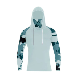 Pull à capuche en polaire uni pour homme, coupe ample, respirant, en polyester tricoté, décontracté, pour l'hiver, brodé 2027 - Product Image 2