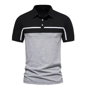 Polo unisexe personnalisé avec logo brodé, t-shirts en coton à manches courtes pour équipe, décontracté professionnel, en gros, grandes tailles, polos pour hommes - Product Image 1