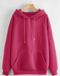 Modern Womens Cotton <b>Hoodie</b> Long Sleeve Pullover Design Soft Comfortable Casual Wear - Product Image 3