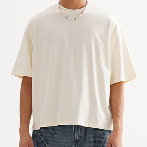 Camisetas Negras Lisas Extra Grandes de Nuevo Estilo al por Mayor, Camisetas Casuales para Hombre Hechas en Pakistán de Secado Rápido 100% Algodón - Product Image 5