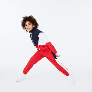 Ensemble veste et pantalon ajustables pour enfants, coupe-vent en nylon, survêtements pour hommes, ensembles unisexes personnalisés avec logo - Product Image 1
