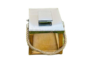 Wholesale Custom <b>Vintage</b> Wooden Decorative <b>Lantern</b> Rustic Farmhouse Wedding Centerpiece Table Top Wall Hanging for Christmas - Product Image 6