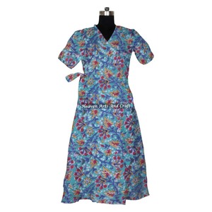 Cotton Kimono Bathrobe For Women Beachwear Nightwear Summer Gift Idea Bathrobe For Summer - Product Image 6