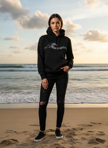 Sweat à capuche unisexe avec logo personnalisé sur le devant, 100% coton, 400-500 GSM, design classique personnalisable, polaire d'automne, respectueux de l'environnement - Product Image 4