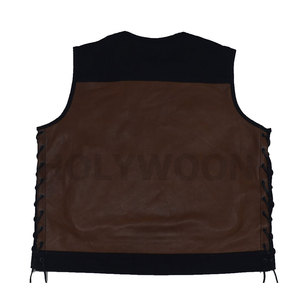 Chaleco de Motocicleta Personalizado para Hombre, de Cuero PU, Ligero, sin Mangas, con Diseño Clásico - Product Image 2