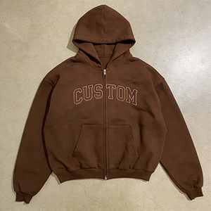 Sudadera con Capucha Extra Grande con Diseño de Pedrería Personalizado Glory, Sudadera con Capucha de Primera Calidad 100% Algodón para Ropa Urbana Unisex OEM - Product Image 2