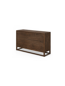 Midcentury Modern Solid Wood Tapered legs Living Room Cabinet with Flat Panel Doors and Storage Features Luxury House - Product Image 6
