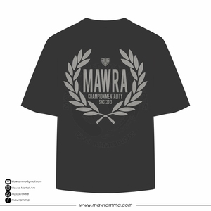 MAWRA Camiseta de manga corta para hombre de artes marciales mixtas, corte regular, cuello redondo, jersey de algodón, ropa informal transpirable con estampado de logotipo - Product Image 6