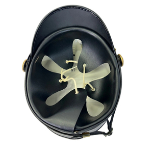 Chapeau Shako de haute qualité en cuir de vachette imperméable, style infanterie napoléonienne française, avec broderie 3D, plume et plaque d'aigle en laiton, pour usage décontracté - Product Image 6