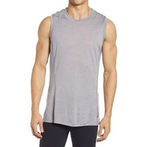 Premium Quality Men Plus Size <b>Knitted</b> Casual Breathable Quick Dry <b>Tank</b> <b>Top</b> Custom Printed Front Logo Gym Shirt Fitness Workout - Product Image 1