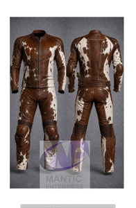 Veste de protection en cuir personnalisée pour moto, genouillères, protection intégrale pour le corps, sport, motocross, séchage rapide, toutes saisons, 1 pièce - Product Image 2