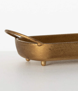 Hot Sale Gold Aluminium Wedding <b>Rustic</b> Design Serving Tray Handles for <b>Coffee</b> Tea Cake Dessert Home Kitchen-Reasonable Prices - Product Image 4