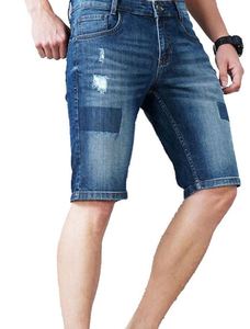 Shorts en jean pour hommes, tendance, décontractés, 100% coton, séchage rapide, style cargo, taille mi-haute, tissu doux et respirant, fabricant en gros - Product Image 3
