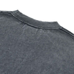 Camisetas Extra Grandes de Verano para Hombre y Mujer, Estilo Vintage, Lavado Desgastado, Personaliza tu Propio Logotipo, 100% Algodón, Lavado Ácido - Product Image 6