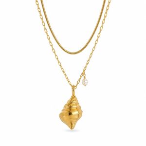 Luxury 18K Gold Plated Chain <b>Necklace</b> Manufacturer with Anti Tarnish Layer Custom Waterproof PVD Stainless Steel Jewelry - Product Image 3