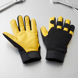 Guantes Mecánicos de Cuero Vacuno de Primera Calidad, Resistentes a la Abrasión, Suaves y Cómodos para Actividades al Aire Libre - Product Image 3