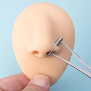 เครื่องมือเจาะร่างกายทำจากเหล็กกล้าผ่าตัด คีมหนีบเข็ม คีมหนีบหลอด คีมเปิด-ปิดวงแหวน คีมหนีบลูกบอล คีมหนีบปาก คีมหนีบสะดือ คีมหนีบจมูก - Product Image 2