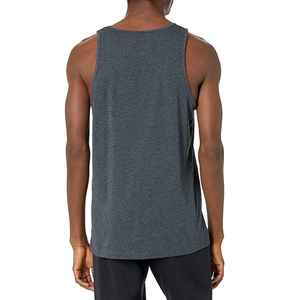 High Quality Custom Men's Sports Tank <b>Top</b> Breathable 100% Cotton Eco-Friendly <b>Sequined</b> Decoration Quick Dry Wholesale Logo Color - Product Image 4