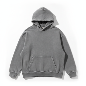 Sudadera con Capucha Gruesa para Hombre, Diseño Personalizado, Lavado Ácido, Estilo Vintage, Desgastado, Urbano, Y2K, para Otoño/Invierno - Product Image 6