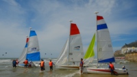 Yate de Lujo de 15 Pies, Estilo Náutico Antiguo, para Deportes Acuáticos, Recreación y Cruceros por Ríos/Lagos, Multicolor, Impresión UV, Material Compuesto