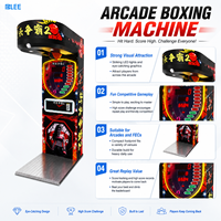 Machine de jeu d'arcade de boxe à monnayeur BLEE, testeur de force pour parcs d'attractions, FEC et centres de jeux intérieurs