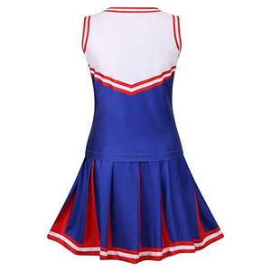 Uniforme de danse et de cheerleading personnalisé avec logo imprimé, respirant et confortable pour adultes, avec crop top en strass et jupe plissée pour l'entraînement - Product Image 5