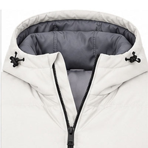 Wholesale Men's Lightweight Hooded Warm Windproof Breathable Puffer <b>Jacket</b> with Cotton Filling - Product Image 2