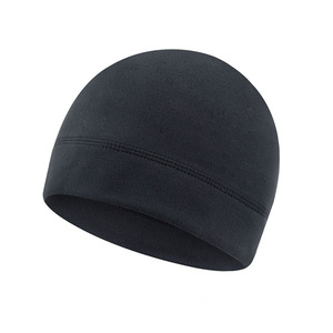 Unisex Solid Color Acrylic Beanie <b>Hat</b> Outdoor Casual <b>Winter</b> Cap Flat Knitted Warm Headwear for Adults - Product Image 2