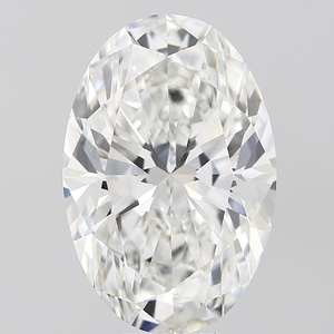 Diamant ovale tendance de 10,00 carats CVD, couleur F, clarté VVS2, certifié IGI, poli à la main pour la fabrication de bijoux - Product Image 1