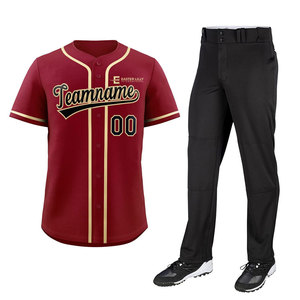 Uniforme de Béisbol Personalizado y Económico para Hombre, Ropa Deportiva de Poliéster con Diseño Personalizado para Equipos - Product Image 1