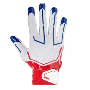 American Flag Design Batting Gloves Red White Blue Padded <b>Hook</b> And Loop Closure Unisex Adult Training Gloves - Product Image 3