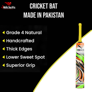 Bate de Cricket Ligero para Niños – Mango Resistente, Construcción de Madera Duradera, Ideal para Entrenamiento Juvenil y Partidos Escolares - Product Image 5