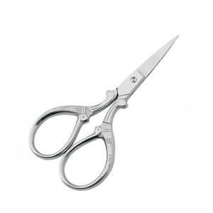 Ciseaux à ongles de manucure de haute qualité, finition sablée, pointe droite extra fine, en acier métallique, pour la beauté des ongles et des cuticules - Product Image 2