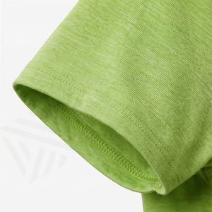 Camiseta Casual de Cuello Redondo para Mujer, Cómoda, de Manga Corta, Personalizada con Estampado, Color Liso, Estilo de Tela Personalizado, Color Personalizado - Product Image 6