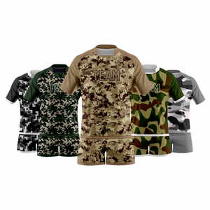 Conjunto de Uniforme de Fútbol Personalizado para Clubes Deportivos, Camiseta de Fútbol Unisex de Manga Corta con Estampado Sublimado, Uniforme de Entrenamiento para Equipos de Fútbol - Product Image 1